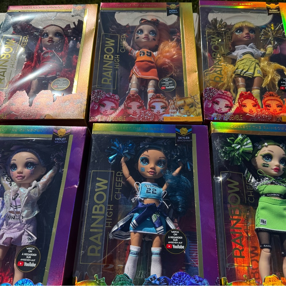Rainbow Club Red and Orange Dolls Collection